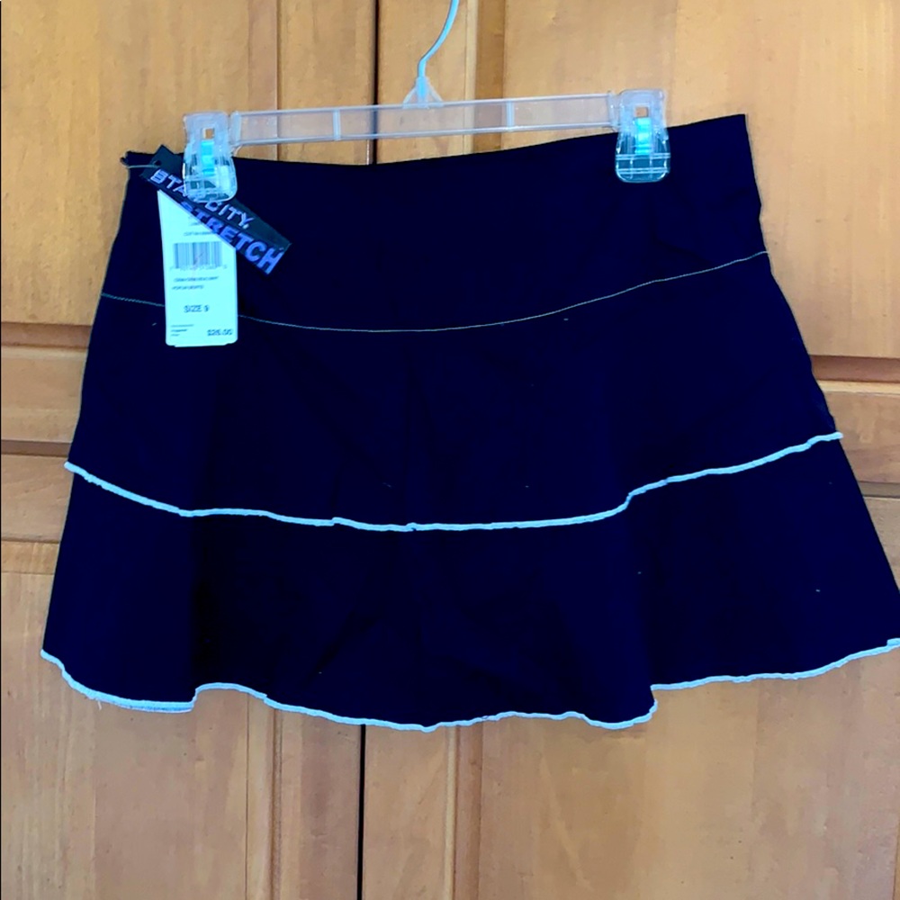 Ruffled mini skirt